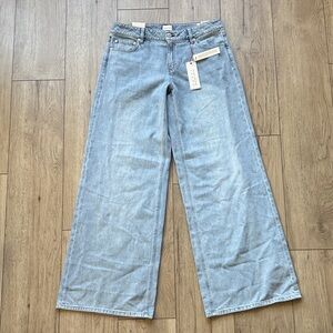 NWT Alice + Olivia Amazing Jean Low Rise Rockstar Blue Jeans Women’s 31